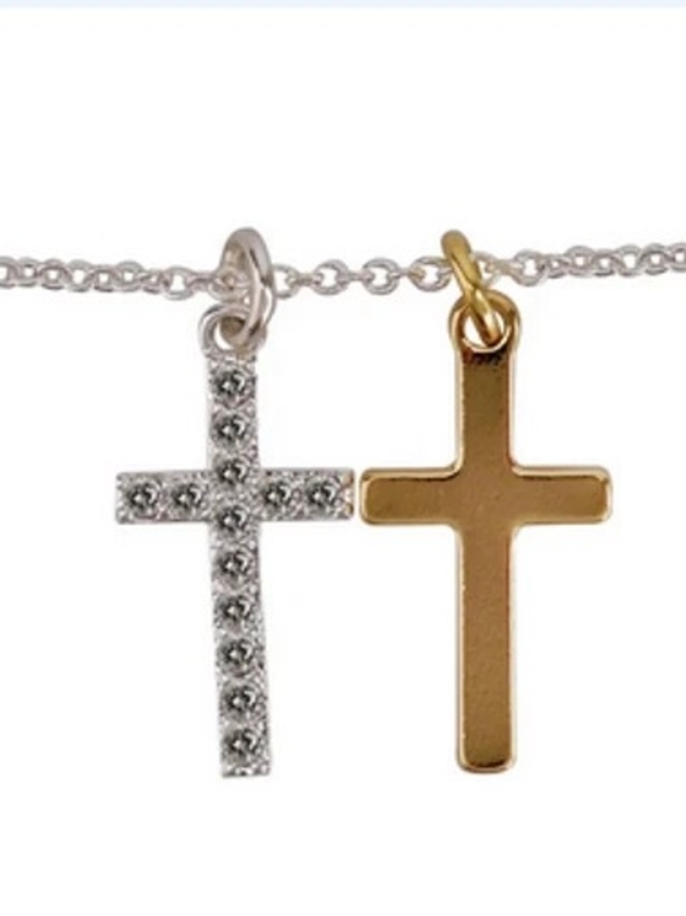 Believe by Brilliance 14KT gold fine silver plated cubic zirconia Necklace